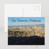 San Francisco Twin Peaks #2 Briefkaart (Voorkant / Achterkant)
