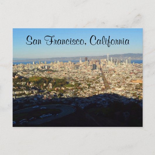 San Francisco Twin Peaks #2 Briefkaart (Voorkant)