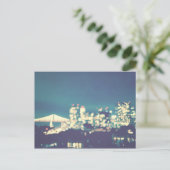San Francisco Twinkle Originele Foto Briefkaart (Staand voorkant)