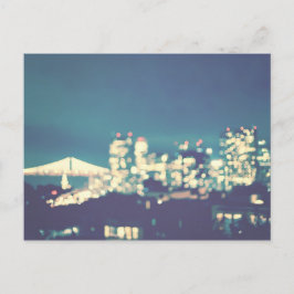 San Francisco Twinkle Originele Foto Briefkaart
