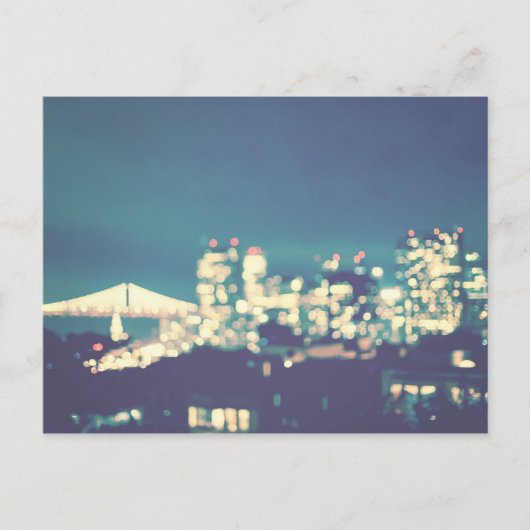 San Francisco Twinkle Originele Foto Briefkaart (Voorkant)
