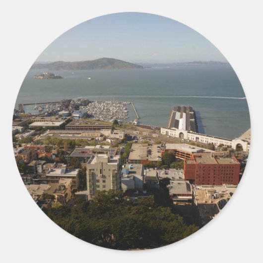 San Francisco Uitzicht #1-1 Stickers (Voorkant)