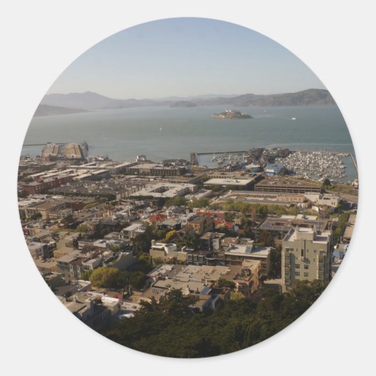 San Francisco Uitzicht #2-1 Stickers (Voorkant)