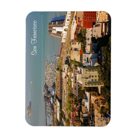 San Francisco Uitzicht #5 Magnet Magneet (Verticaal)