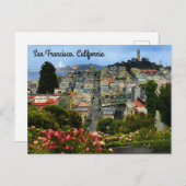 San Francisco uitzicht #6 ansichtkaart Briefkaart (Voorkant / Achterkant)