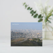 San Francisco Uitzicht vanaf Twin Peaks Briefkaart (Staand voorkant)