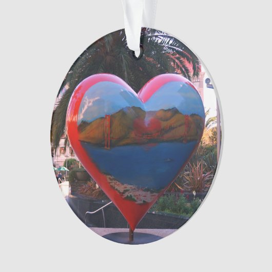 San Francisco Union Square Heart Ornament (voorkant)