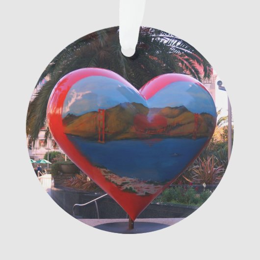 San Francisco Union Square Heart Ornament (voorkant)