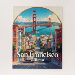 San Francisco USA Golden Gate Bridge Reizen Legpuzzel