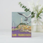 San Francisco USA vintage briefkaart (Staand voorkant)