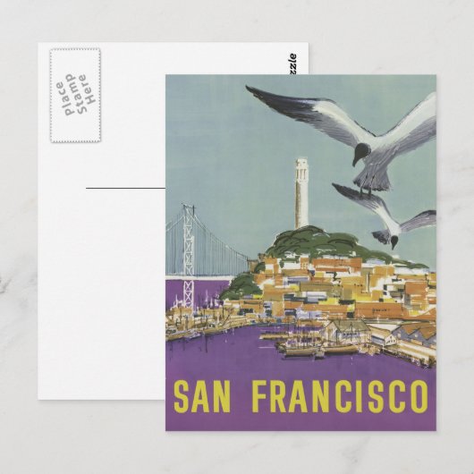 San Francisco USA vintage briefkaart (Voorkant / Achterkant)