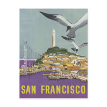 San Francisco USA vintage briefkaart
