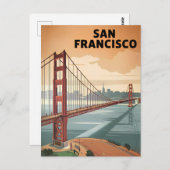 San Francisco USA vintage Briefkaart (Voorkant / Achterkant)