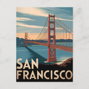 San Francisco USA vintage Briefkaart