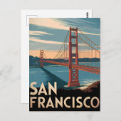 San Francisco USA vintage Briefkaart (Voorkant / Achterkant)