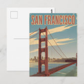 San Francisco USA vintage Briefkaart (Voorkant / Achterkant)