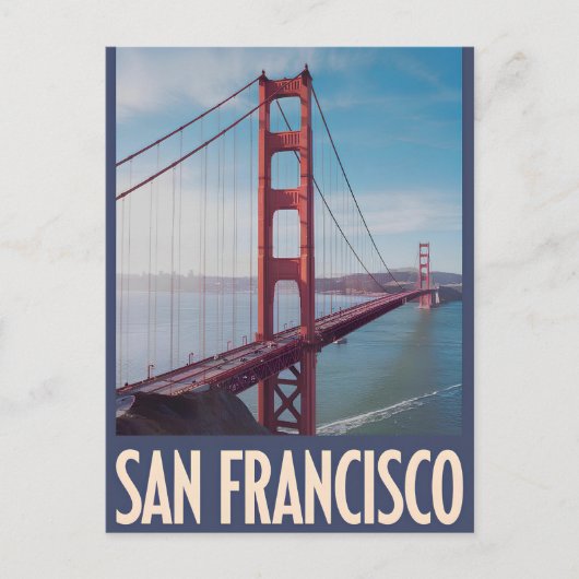 San Francisco USA vintage Briefkaart (Voorkant)