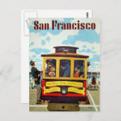 San Francisco USA vintage briefkaart (Voorkant / Achterkant)