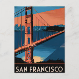 San Francisco USA vintage Briefkaart