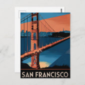 San Francisco USA vintage Briefkaart (Voorkant / Achterkant)