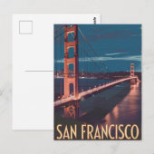 San Francisco USA vintage Briefkaart (Voorkant / Achterkant)