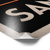 San Francisco USA vintage Foto Afdruk (Hoek)