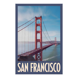 San Francisco USA vintage Foto Afdruk
