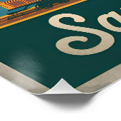 San Francisco USA vintage Perfect Poster (Hoek)