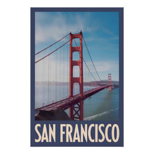 San Francisco USA vintage Perfect Poster