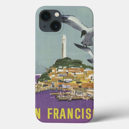 San Francisco USA Vintage Reizen hoesjes (Achterkant)