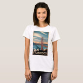 San Francisco USA vintage T-shirt (Voorkant volledig)
