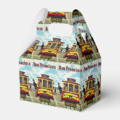 San Francisco USA Vintage Travel gunstbox Bedankdoosjes (Achterkant)