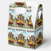 San Francisco USA Vintage Travel gunstbox Bedankdoosjes (Geopend)