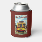 San Francisco USA Vintage Travel koelbox Blikjeskoeler (Blikje Achterkant)