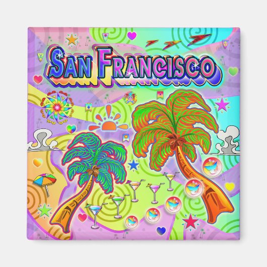 San Francisco Vacation Target Magnet (Voorkant)