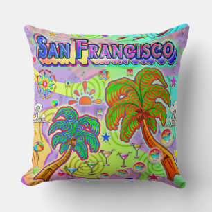 San Francisco Vacation Target Pillow Kussen