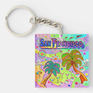 San Francisco Vacation Target Sleutelhanger
