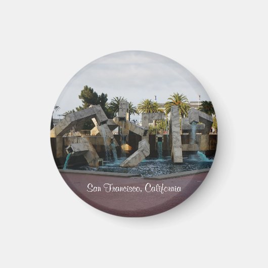 San Francisco Vaillancourt Fountain #2 Magnet (Voorkant)