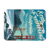 San Francisco vakantie reisposter Magneet (Horizontaal)