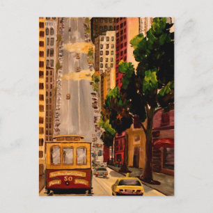 San Francisco Van Ness Cable Car Briefkaart