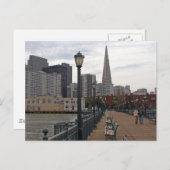 San Francisco van Pijler 39 Briefkaart (Voorkant / Achterkant)