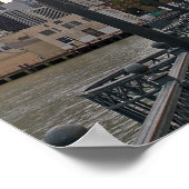 San Francisco vanaf Pier 39 Poster (Hoek)