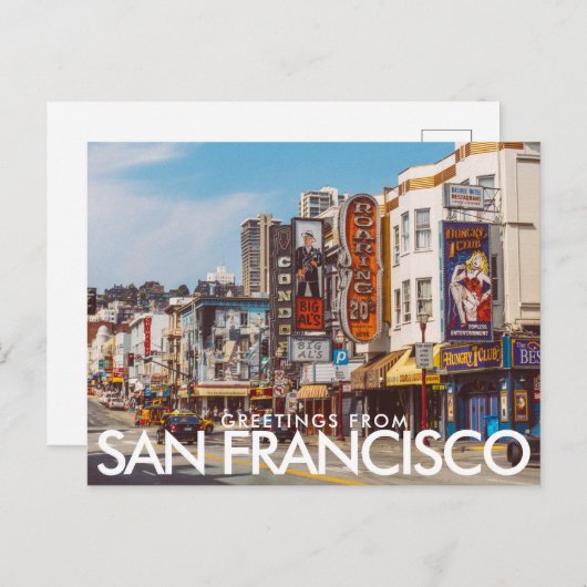 San Francisco, Verenigde Staten Briefkaart (Voorkant / Achterkant)