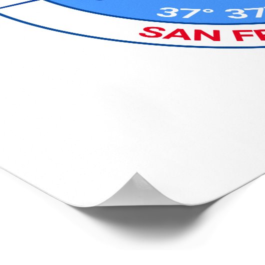 San Francisco, Verenigde Staten, charming Poster (Hoek)