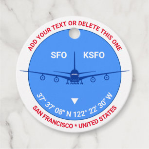 San Francisco, Verenigde Staten, Goed Reizen Bedankjes Labels