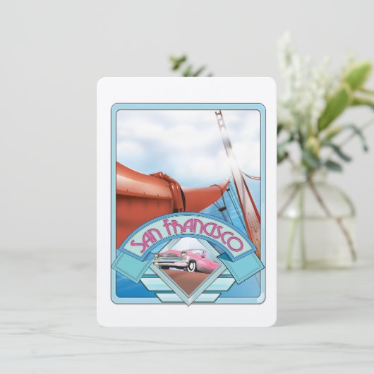 San Francisco, Verenigde Staten, reisposter (Staand voorkant)