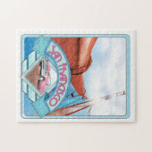 San Francisco, Verenigde Staten, reisposter Legpuzzel (Horizontaal)