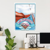 San Francisco, Verenigde Staten, reisposter Poster (Thuiskantoor)