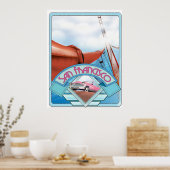 San Francisco, Verenigde Staten, reisposter Poster (Keuken)