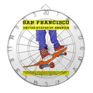 San Francisco, Verenigde Staten Schaats Dartbord